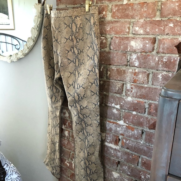 I.N.C. International Concepts …. Leather snake pants - Picture 8 of 14